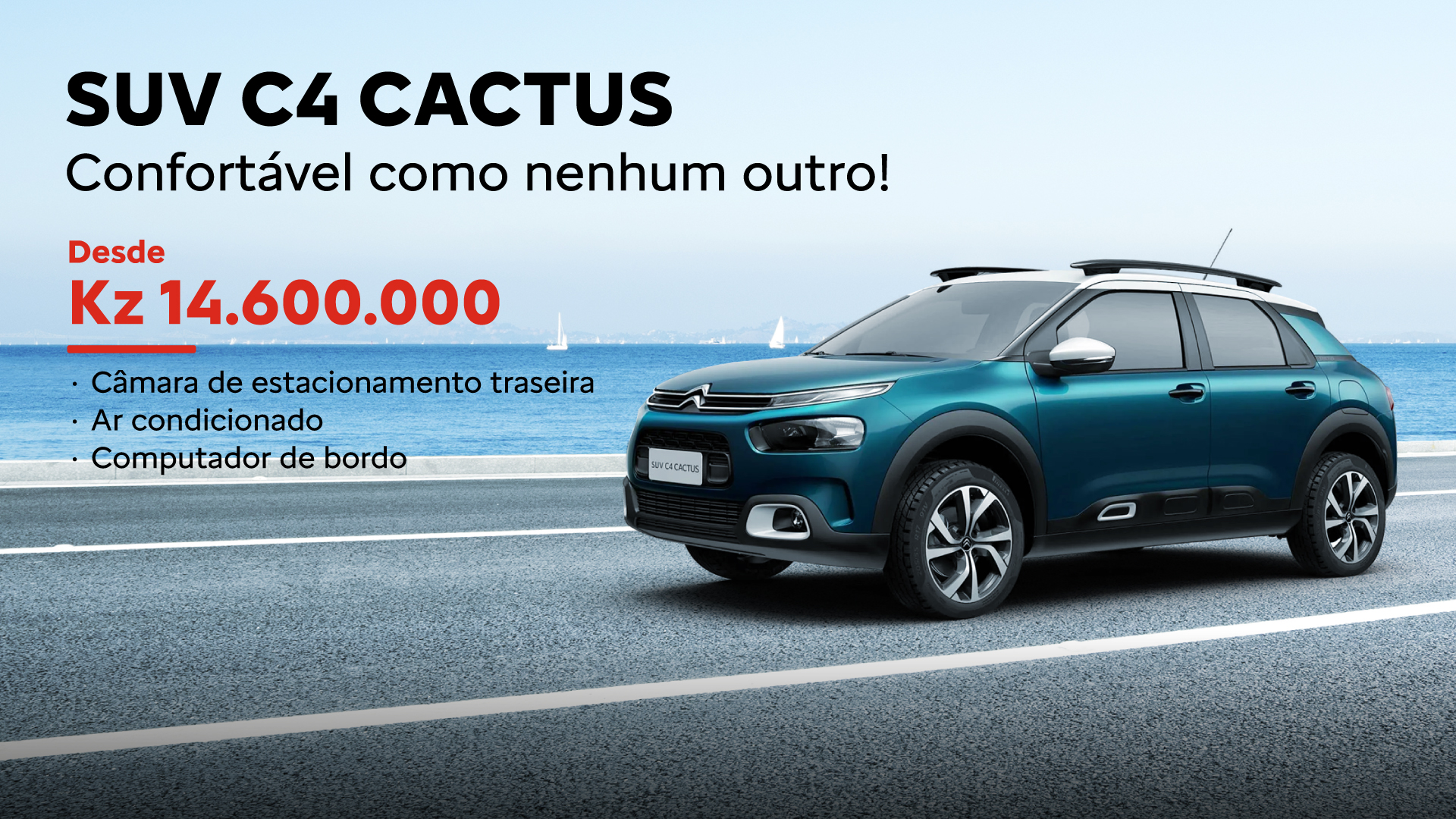 Citroën C4 Cactus agora desde 14.600.000 Kz