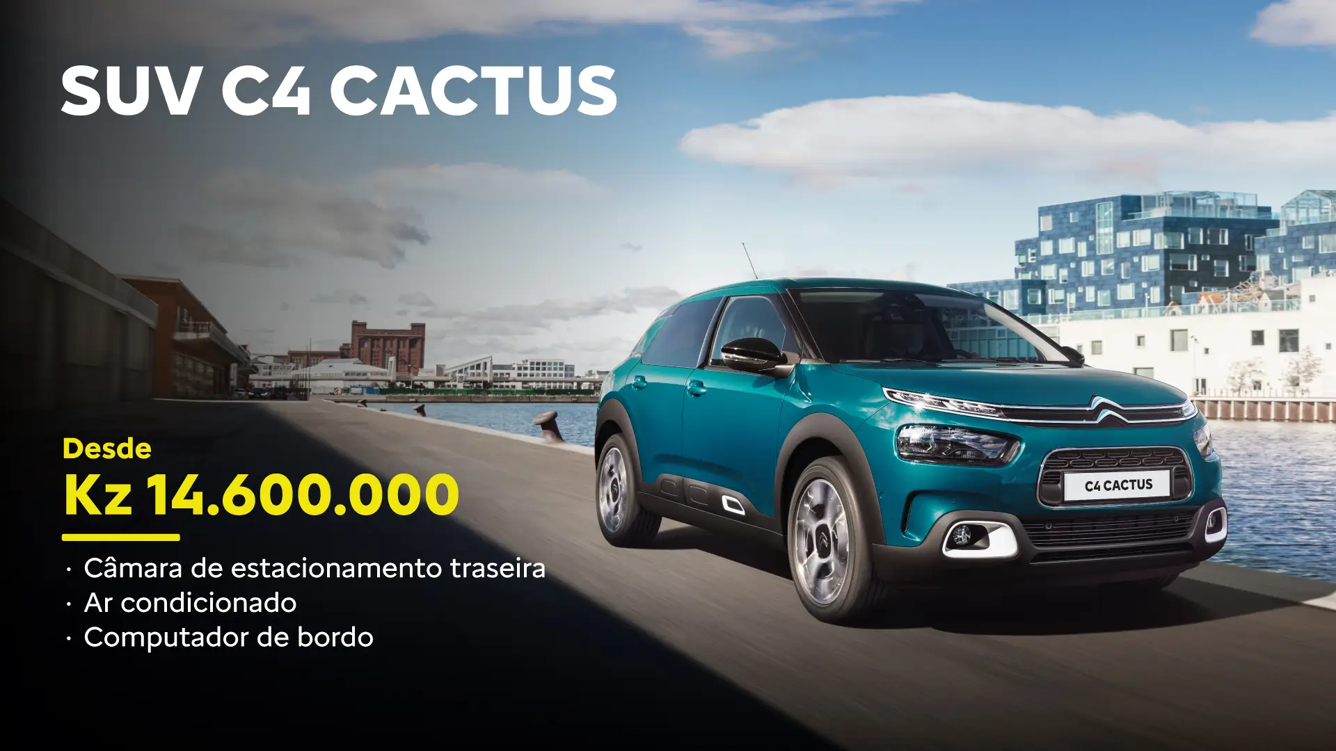Citroën C4 Cactus agora desde 14.600.000 Kz